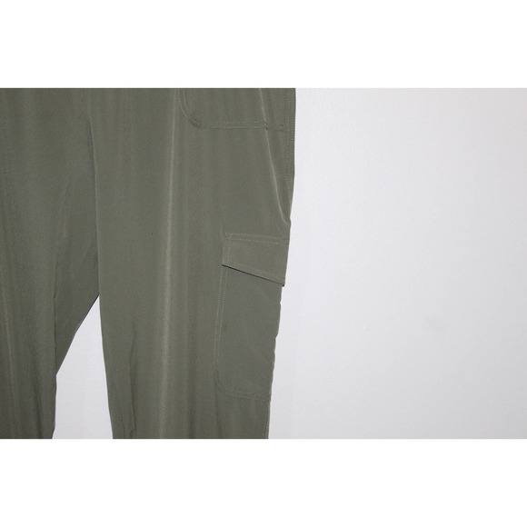 Banana Republic Tie Waist Cargo Jogger Pants Green Women's Size XXL H14705 - Picture 4 of 15